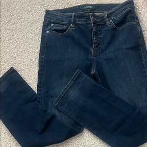 Ralph Lauren Women's Indigo Straight Leg Jeans size 4P